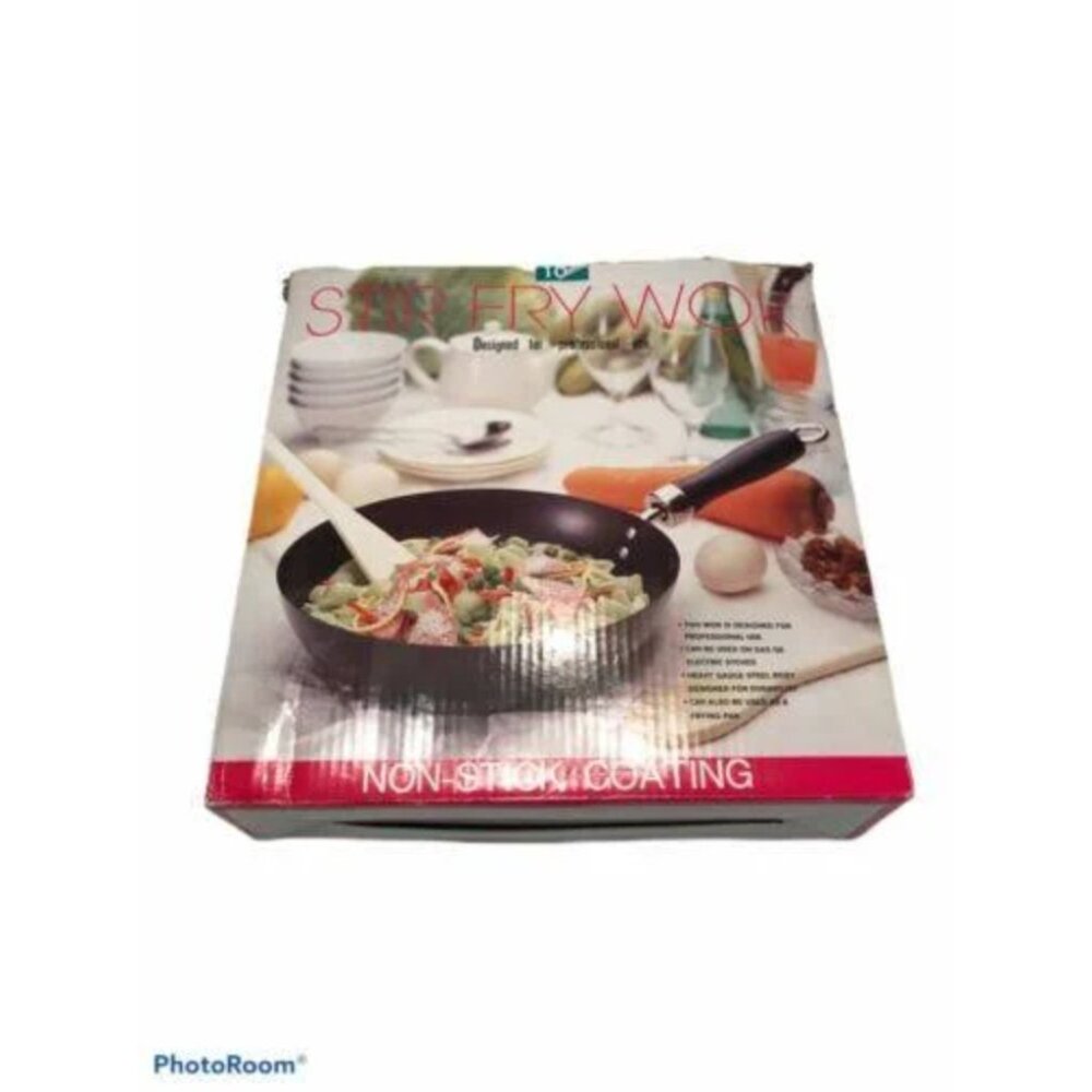 My Way Cookware Pan Stir Fry Wok 10 Inch Non-Stick Coating Gauge Steel Body - Picture 5 of 5